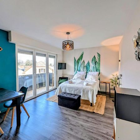 Studio Cosy Avec Balcon Avec Parking Gratuit Proche Centre Sportif Et De La Route Des Vins Alsace Mulhouse Exterior foto