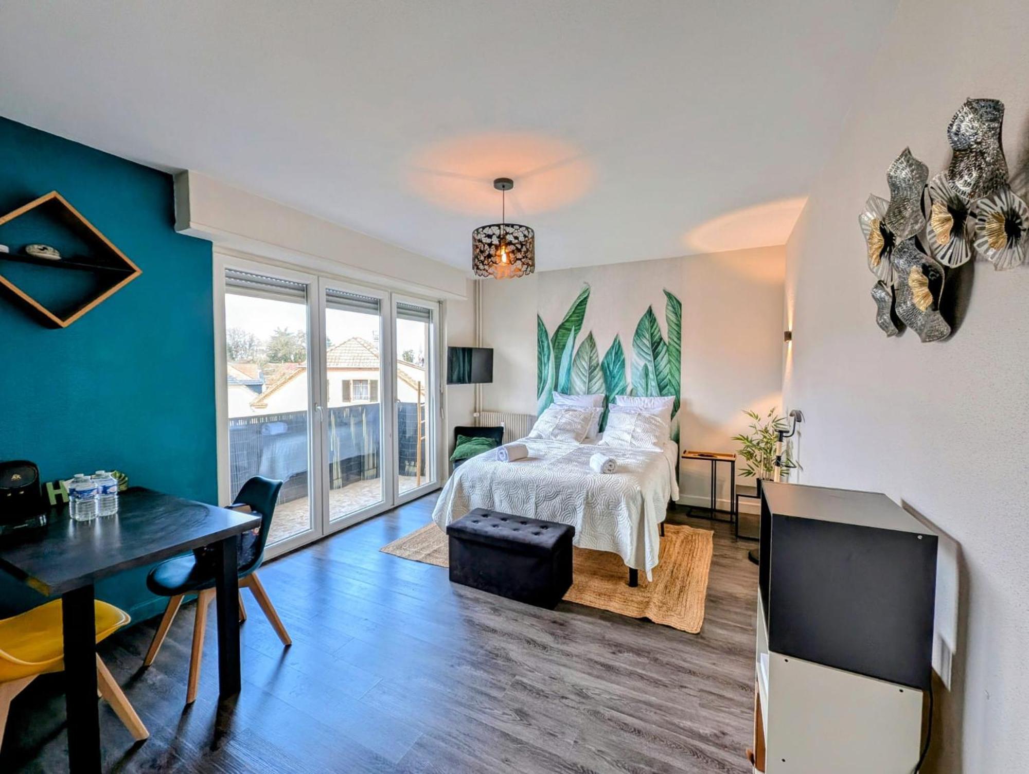 Studio Cosy Avec Balcon Avec Parking Gratuit Proche Centre Sportif Et De La Route Des Vins Alsace Mulhouse Exterior foto