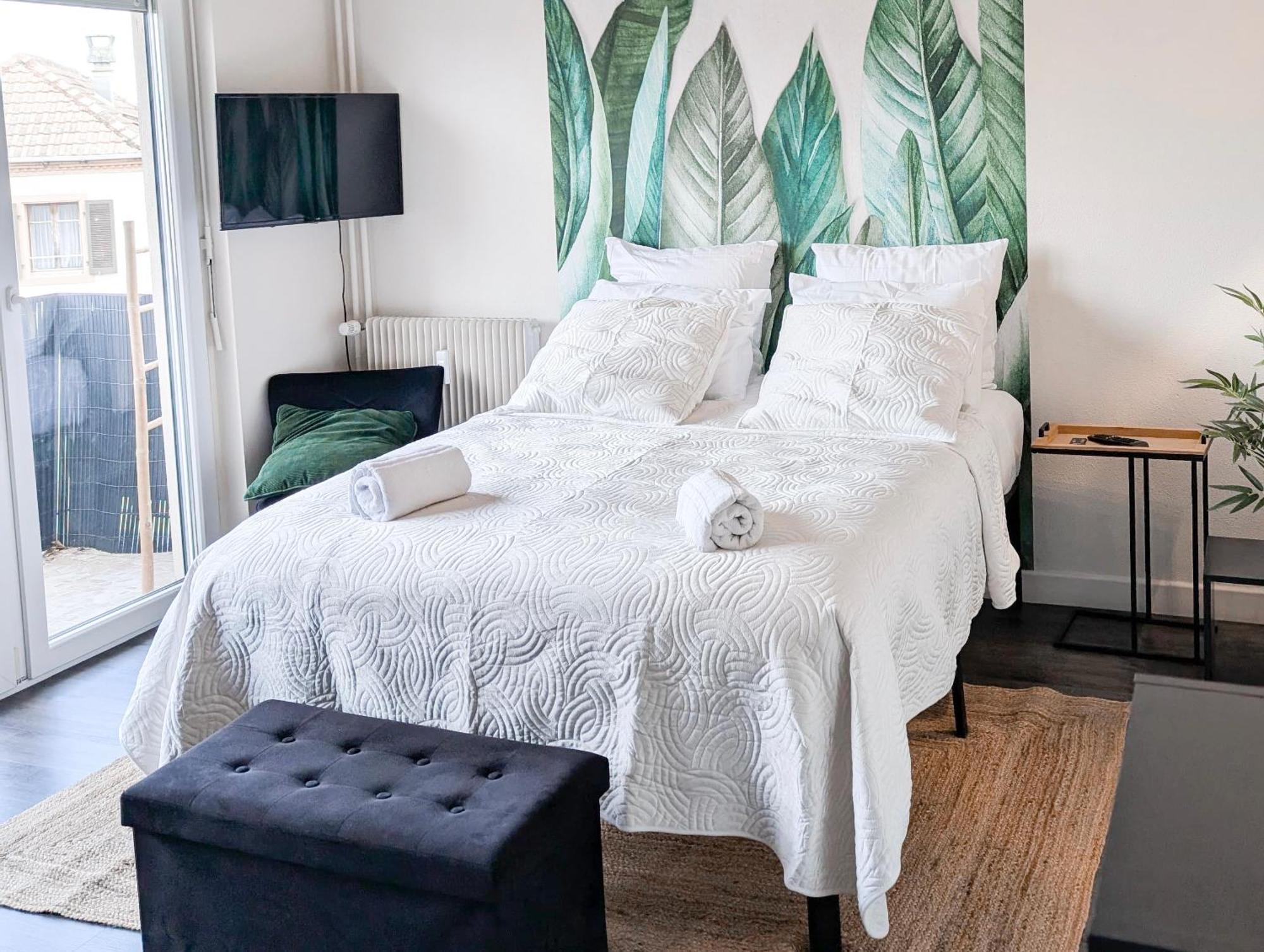 Studio Cosy Avec Balcon Avec Parking Gratuit Proche Centre Sportif Et De La Route Des Vins Alsace Mulhouse Exterior foto